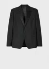 Paul Smith The Soho - Tailored-fit Black Wool-mohair Evening Blazer In Black
