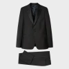 Paul Smith The Soho - Tailored-fit Black Wool-mohair Evening Suit In Black