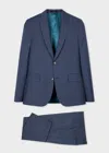 Paul Smith The Soho - Tailored-fit Blue Puppytooth Wool Suit In Blue