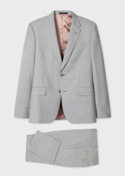 Paul Smith The Soho - Tailored-fit Grey Check Wool Suit In Gray
