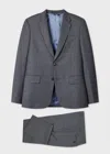 Paul Smith The Soho - Tailored-fit Grey Stripe Tropical Wool Suit In Gray