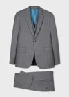Paul Smith The Soho - Tailored-fit Grey Superfine Merino Wool Check Three-piece Suit In Grey