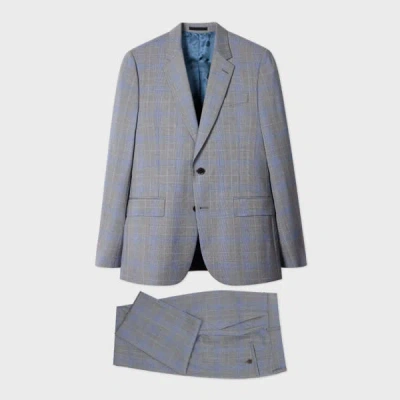 Paul Smith The Soho - Tailored-fit Grey Wool Check Suit In Gray