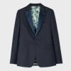 Paul Smith The Soho - Tailored-fit Navy Linen Evening Blazer Blue In Blue