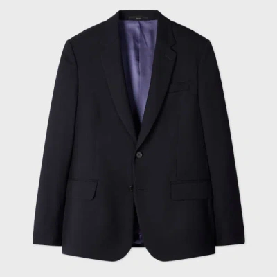 Paul Smith The Soho - Tailored-fit Navy Wool 'a Suit To Travel In' Blazer Blue