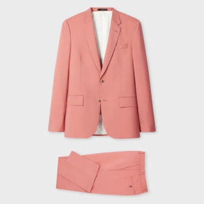 Paul Smith The Soho - Tailored-fit Pink Wool-mohair Suit