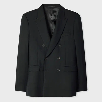 Paul Smith The Soho - Black Wool 'a Suit To Travel In' Double-breasted Blazer