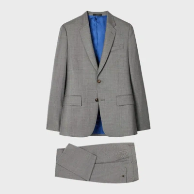 Paul Smith The Soho - Grey Superfine Merino Wool Suit In Brown
