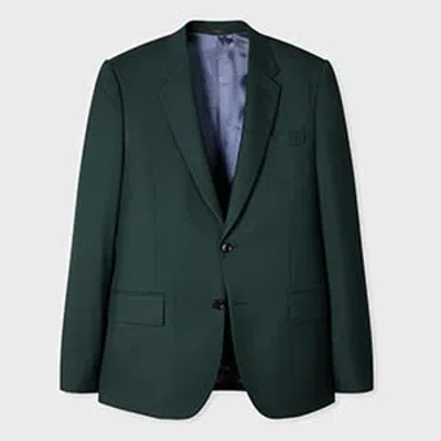 Paul Smith The Soho - Tailored-fit Dark Green Wool 'a Suit To Travel In' Blazer