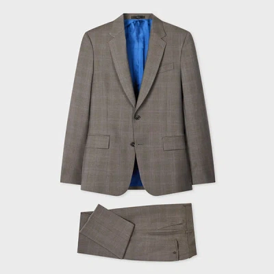Paul Smith The Soho - Tailored-fit Grey Check Wool Suit In Gray