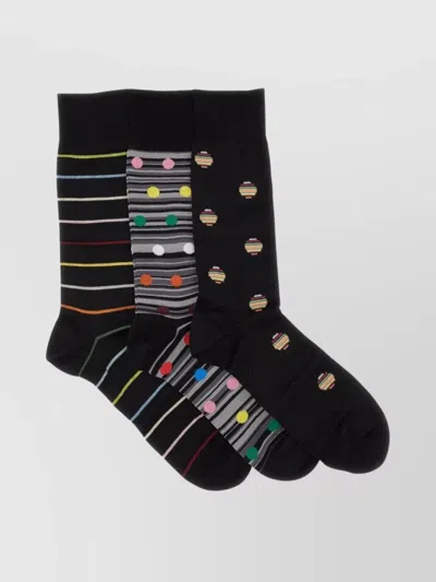 PAUL SMITH THREE CREW LENGTH SOCKS SET