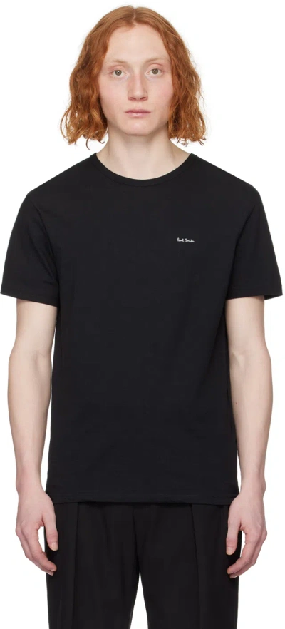 Paul Smith Three-pack Black T-shirts In 79 Blacks