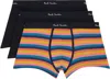 PAUL SMITH THREE-PACK MULTICOLOUR ORGANIC COTTON BOXERS BRIEFS