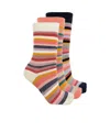 Paul Smith Swirl-pattern Socks (pack Of Three) In Multicolor