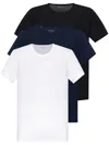 Paul Smith 3-pack Crew Neck T-shirts With Short Sleeves In White