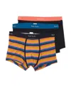 Paul Smith Three Striped Panties Set With Elastic Waistband In Multicolor