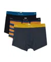 Paul Smith Confection Of Three Boxer Shorts In Black
