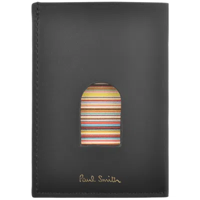 Paul Smith Thumb Hole Card Holder Black