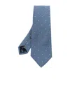Paul Smith Tie With Polka Dot Pattern In Blue