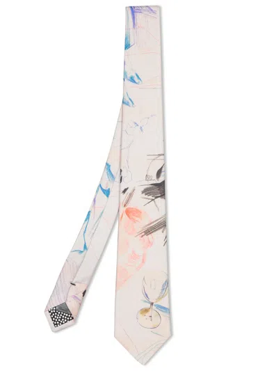 Paul Smith Ties In White