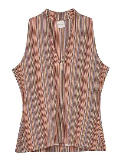 Paul Smith Top Smanicato Multiriga Ps