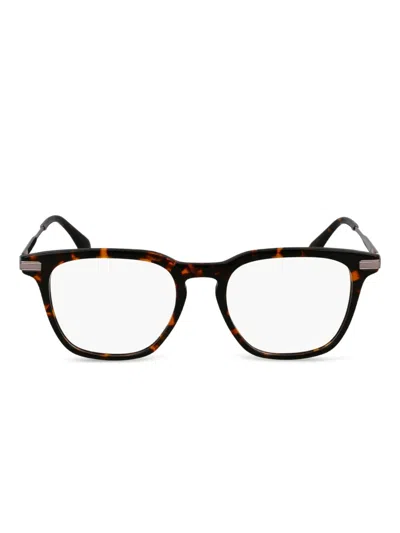Paul Smith Tortoiseshell Square Glasses In Brown