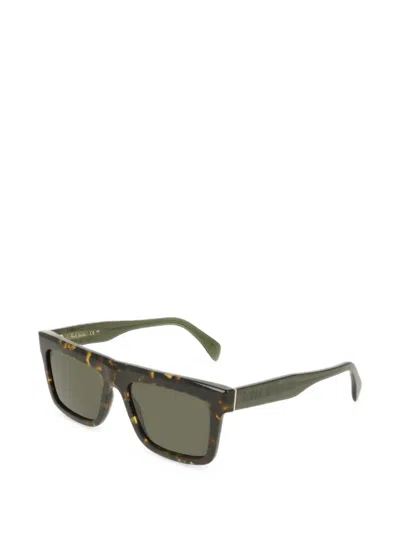 Paul Smith Tortoiseshell-effect Square-frame Sunglasses In Green
