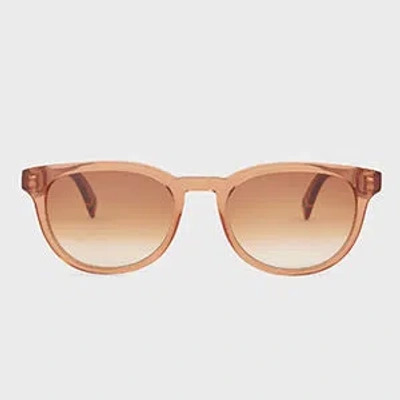 Paul Smith Transparent Caramel 'macklin' Sunglasses Multicolour