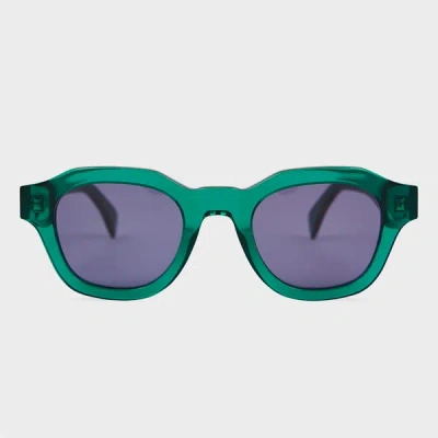 Paul Smith Transparent Green 'lyford' Sunglasses Multicolour