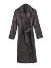 Paul Smith Trench Coat In Black