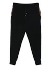 Paul Smith Stripe-detail Track Pants In Black