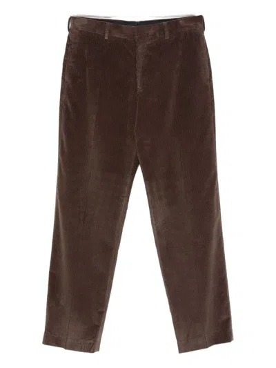 Paul Smith Straight-leg Trousers In Brown
