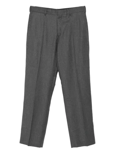 Paul Smith Pressed-crease Trousers In Gray