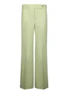 Paul Smith Tailored Green Trousers With Wide-leg Cut In Green