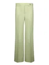 Paul Smith Tailored Green Trousers With Wide-leg Cut In Green