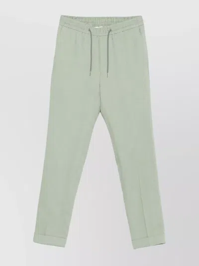 PAUL SMITH TROUSERS LINEN DRAWSTRING WAISTBAND