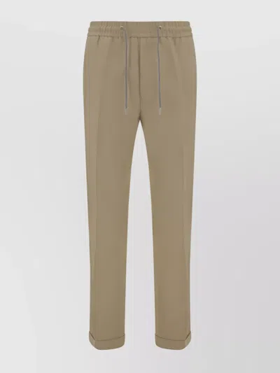 Paul Smith Trousers Tailored Cuffed Hem In Neutral