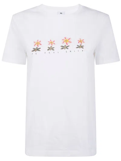 Paul Smith Tshirt With Print In White