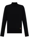 Paul Smith Turtleneck Cashmere Jumper In Black