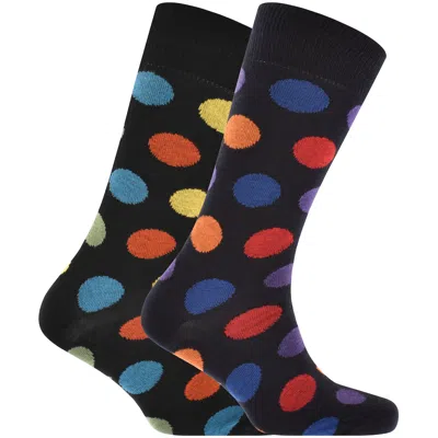 Paul Smith Two Pack Polka Dot Socks In Blue