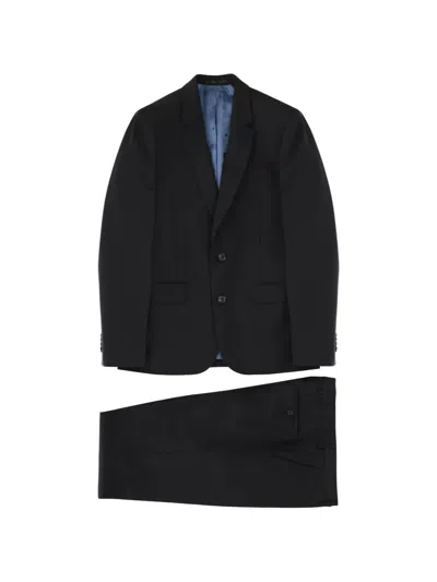 Paul Smith Single Breasted Suit Jacket And Trousers In Black