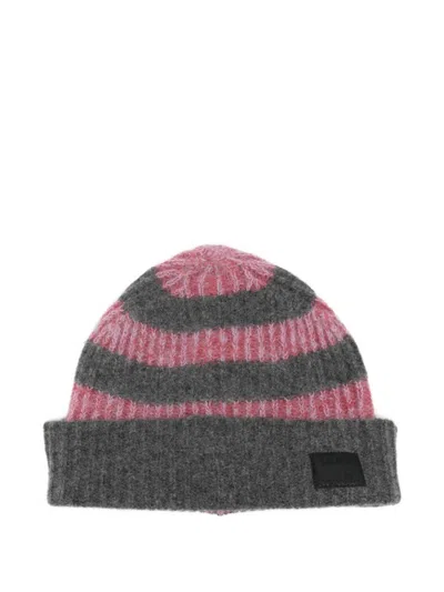 PAUL SMITH TWO TONE STRIPED BEANIE HAT