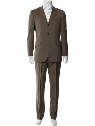 Pre-owned Paul Smith Two-piece Suit In Brown
