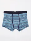 Paul Smith Pack Of Three Striped Cotton-blend Boxer Briefs In Blau