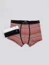 Paul Smith Signautre Stripe 3pack Boxers In Bunt
