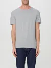 Paul Smith Crew Neck Organic Cotton T-shirt In Bunt