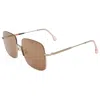 Paul Smith Unisex 55 Mm Brown Sunglasses