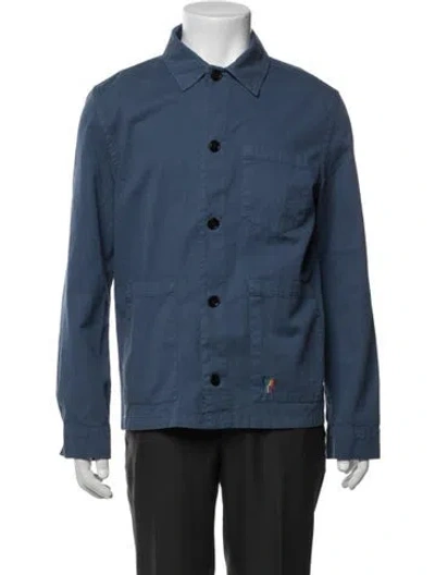 Pre-owned Paul Smith Utility Jacket W/ Tags In Blue