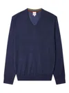 Paul Smith V-neck Sweater In Blue