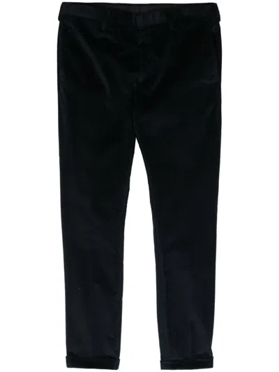 Paul Smith Velvet Trousers In Blue